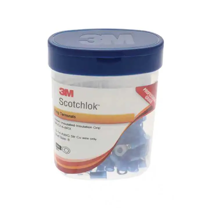 MNG14-8RX-BOTTLE (CONN RING CIRC 14-16AWG #8 100PC)