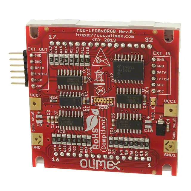 MOD-LED8X8RGB (LED BD MSP430 MATRIX RGB 8X8)