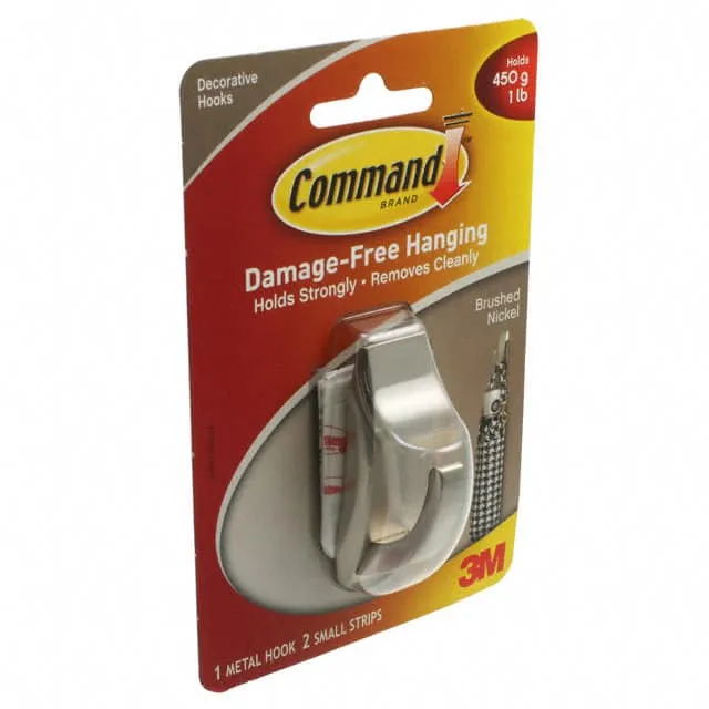 MR01-BN-ES (REFLECT BRUSH NICKEL SMALL HOOK)