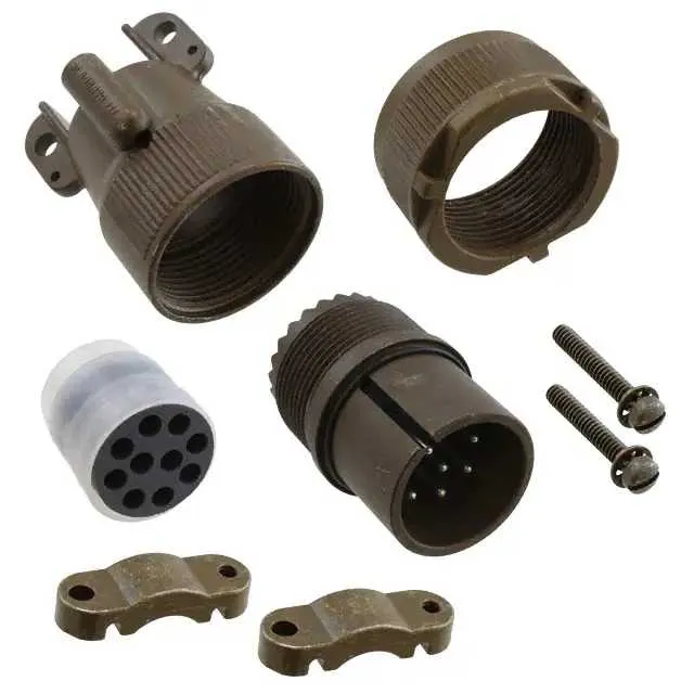 MS3106F18-1P (CONN PLUG MALE 10POS SOLDER CUP)