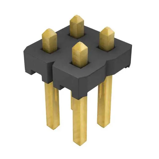 MTLW-102-05-H-D-155 (CONN HEADER 4POS 1.00 DL GOLD")