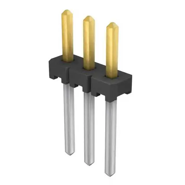 MTLW-103-23-S-S-260 (CONN HEADER.100 3POS T/H GOLD")