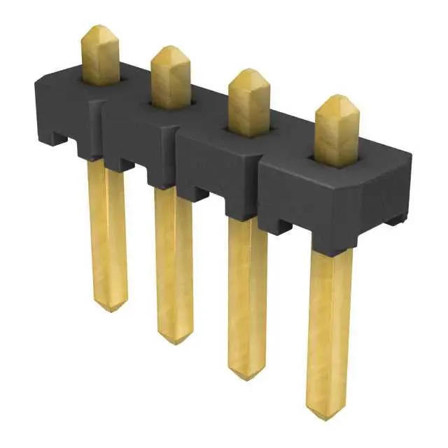 MTLW-104-05-G-S-185 (CONN HEADER 4POS 1.00 SGL GOLD")