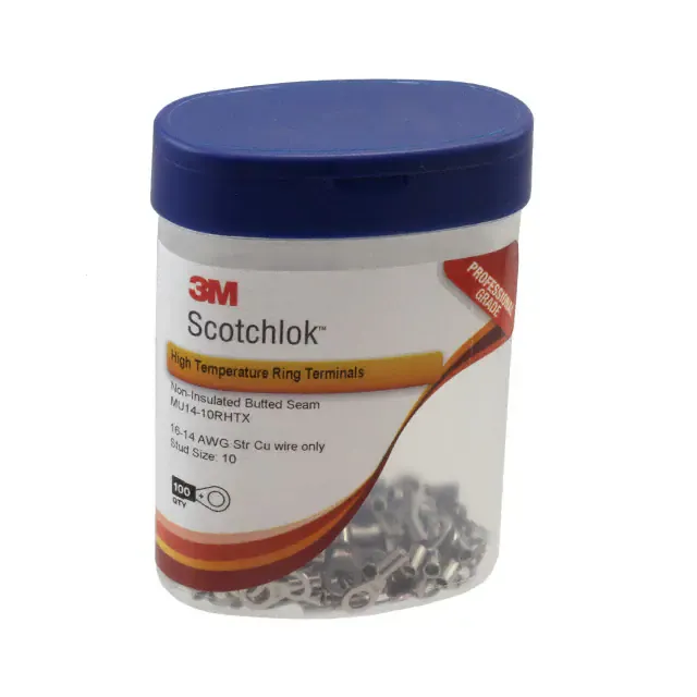 MU14-10RHTX-BOTTLE (CONN RING CIRC 14-16AWG 10 100PC)