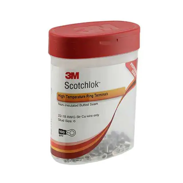 M18-6R/SX-BOTTLE (CONN RING CIRC 18-22AWG #6 100PC)