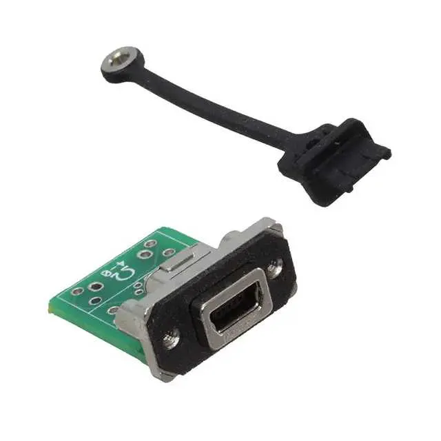 MUSBBA5135 (CONN RUGGED USB RCPT R/A MINI B)