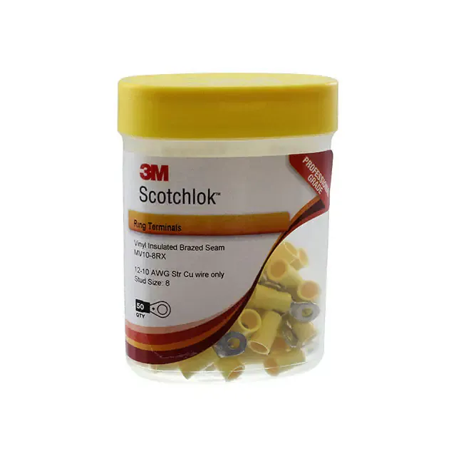 MV10-8RX-BOTTLE (CONN RING CIRC 10-12AWG #8 50PC)