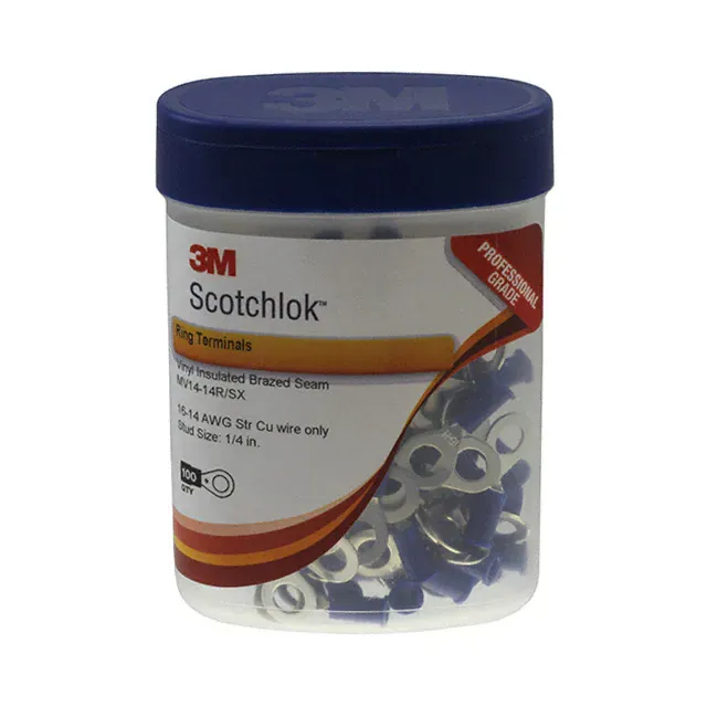 MV14-14R/SX-BOTTLE (CONN RING CIRC 14-16AWG 100PC)