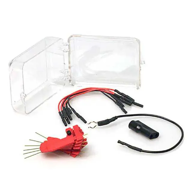 NC6R (KIT NANO-CLIP 6 CLIPS RED)