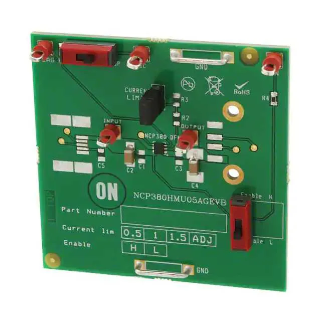 NCP380HMU05AGEVB (BOARD EVAL NCP380HMU05 LOAD SW)