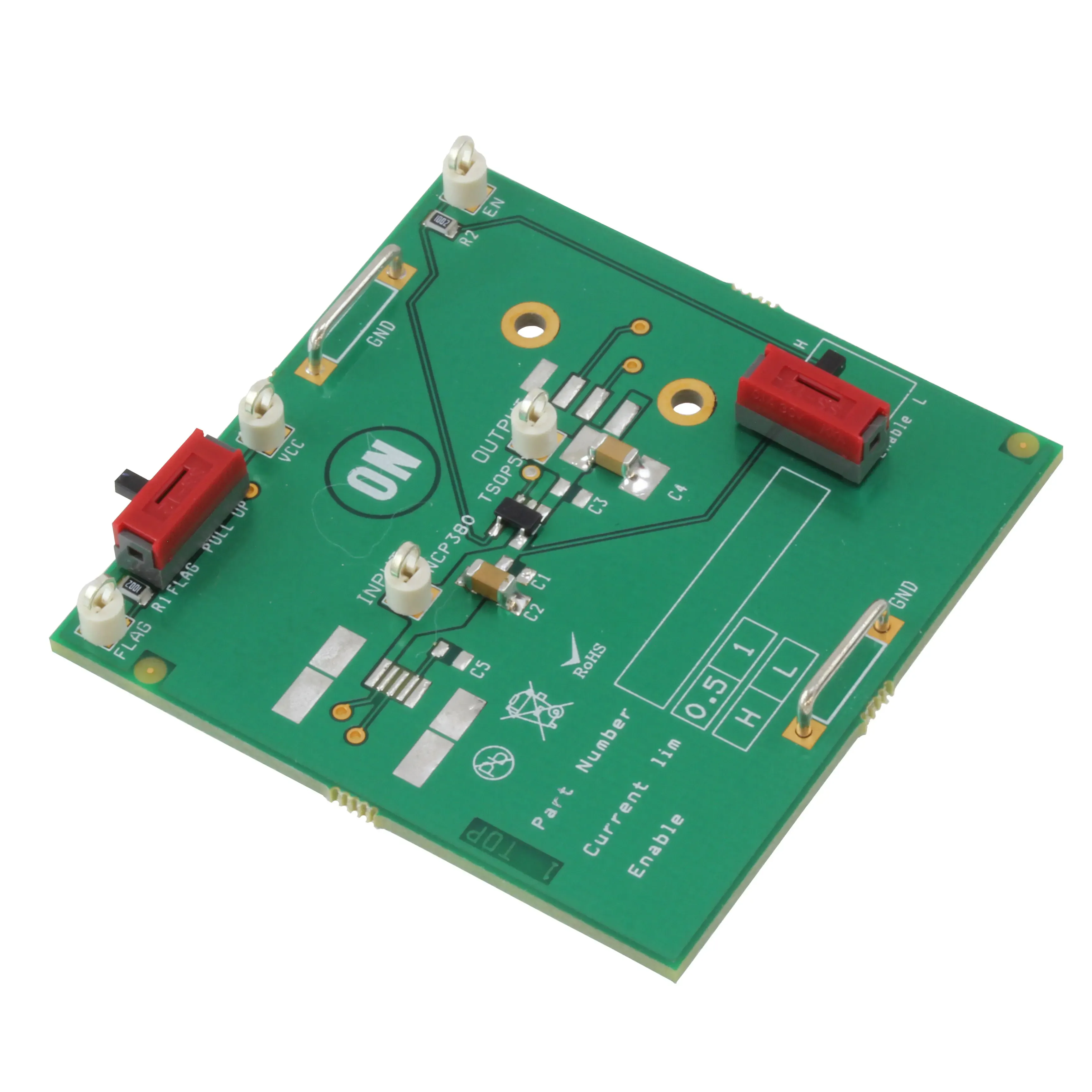 NCP380HMU10AGEVB (BOARD EVAL NCP380HMU10 LOAD SW)