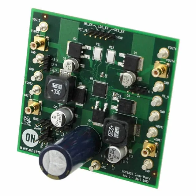 NCV8855BMNR2GEVB (BOARD EVALUATION NCV8855 ASIC)