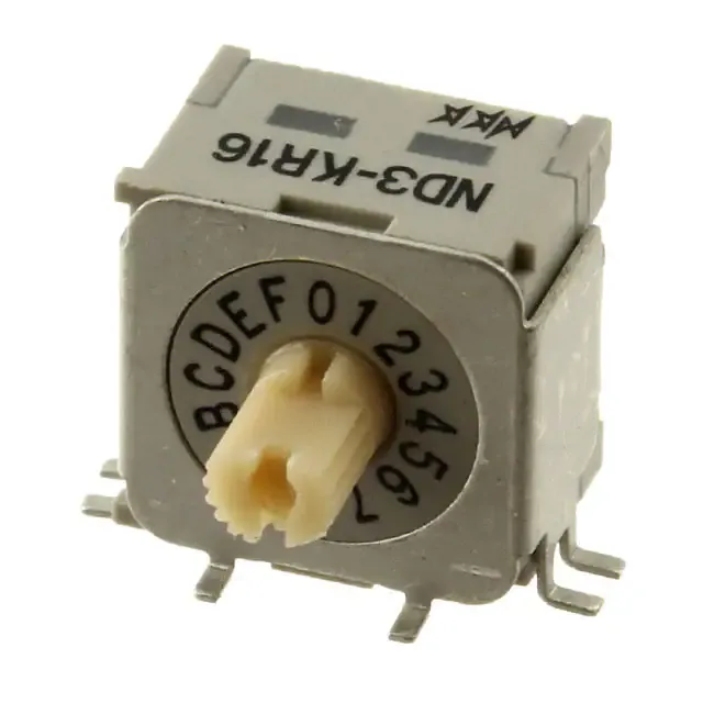 ND3KR16H (SWITCH ROTARY DIP HEX 100MA 5V)