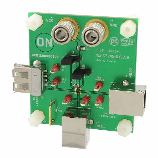 NLAS7242MUGEVB (BOARD EVAL DPDT SWITCH NLAS7242)
