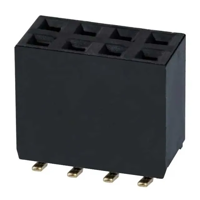 NPPC042KFMS-RC (CONN FEMALE 8POS DL.1 GOLD SMD")
