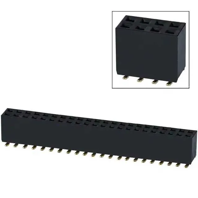NPPC222KFMS-RC (CONN FMALE 44POS DL.1 GOLD SMD")