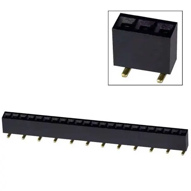 NPPC231KFXC-RC (CONN FMALE 23POS.1 SMD GOLD")