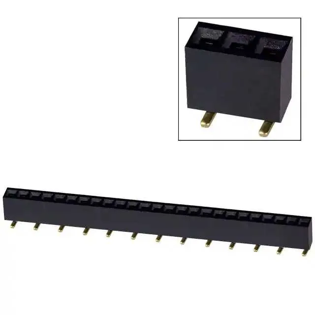 NPPC251KFXC-RC (CONN FMALE 25POS.1 SMD GOLD")