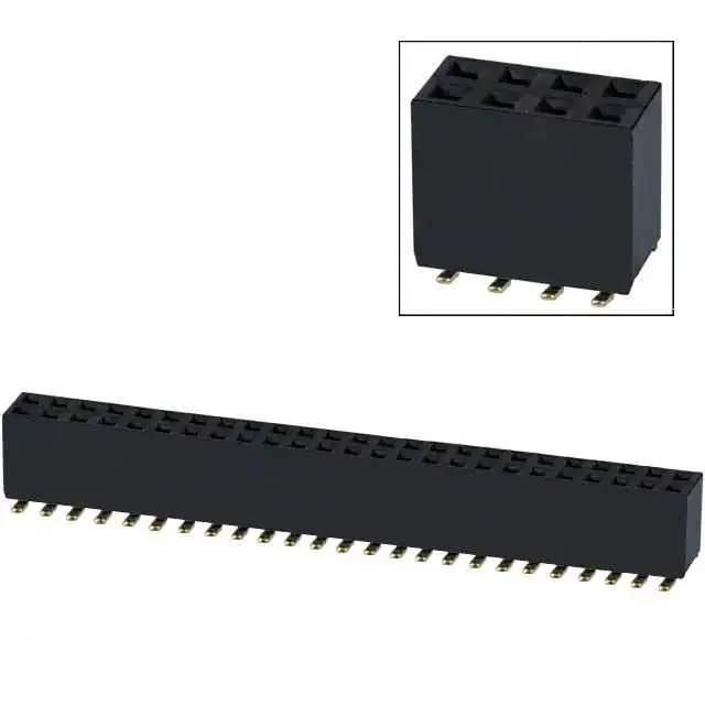 NPPC252KFMS-RC (CONN FMALE 50POS DL.1 GOLD SMD")