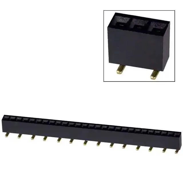 NPPC271KFXC-RC (CONN FMALE 27POS.1 SMD GOLD")