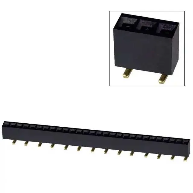 NPPC281KFXC-RC (CONN FMALE 28POS.1 SMD GOLD")