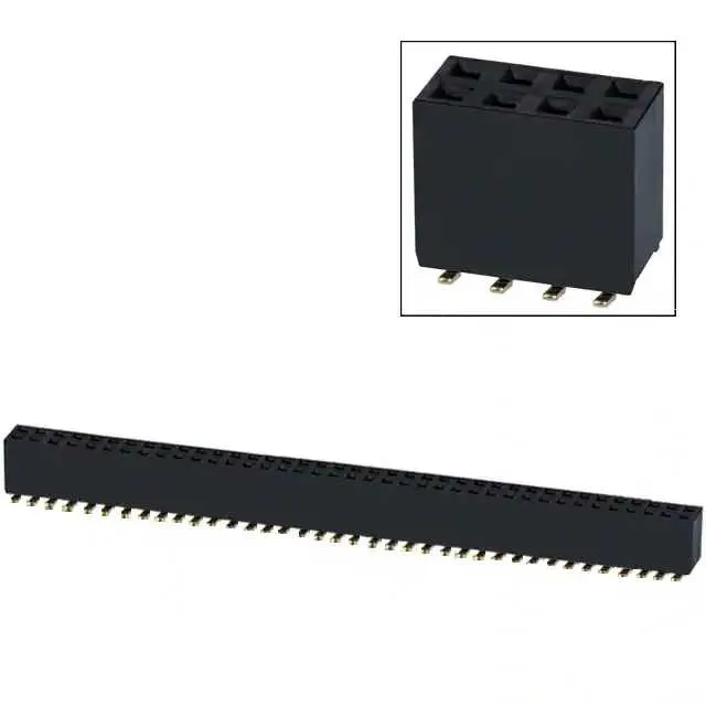 NPPC382KFMS-RC (CONN FMALE 76POS DL.1 GOLD SMD")