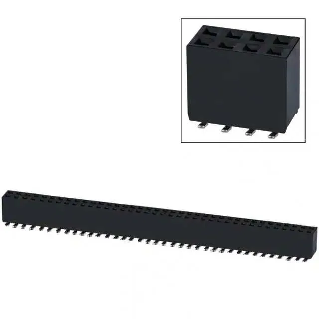 NPTC372KFMS-RC (CONN FEMALE 74POS DL.1 TIN SMD")