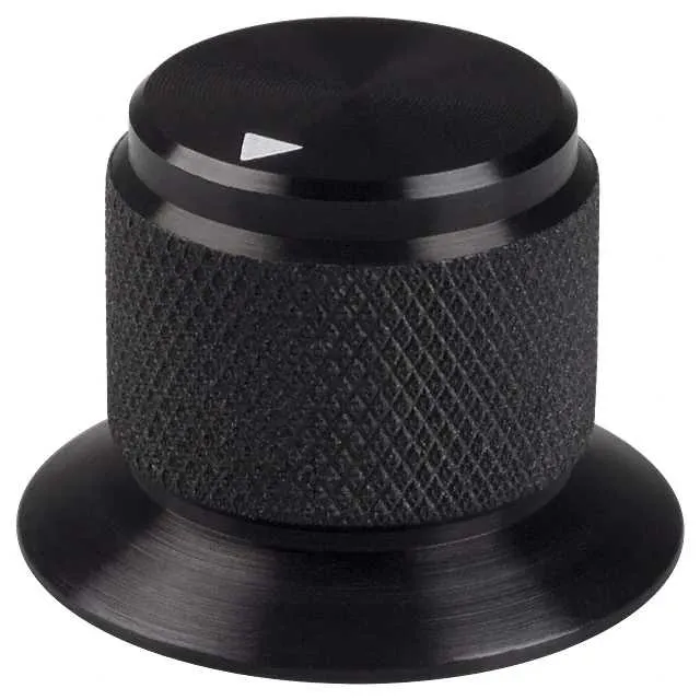 OESA-63-2-7 (KNOB KNURLED W/SKRT 0.236 METAL")
