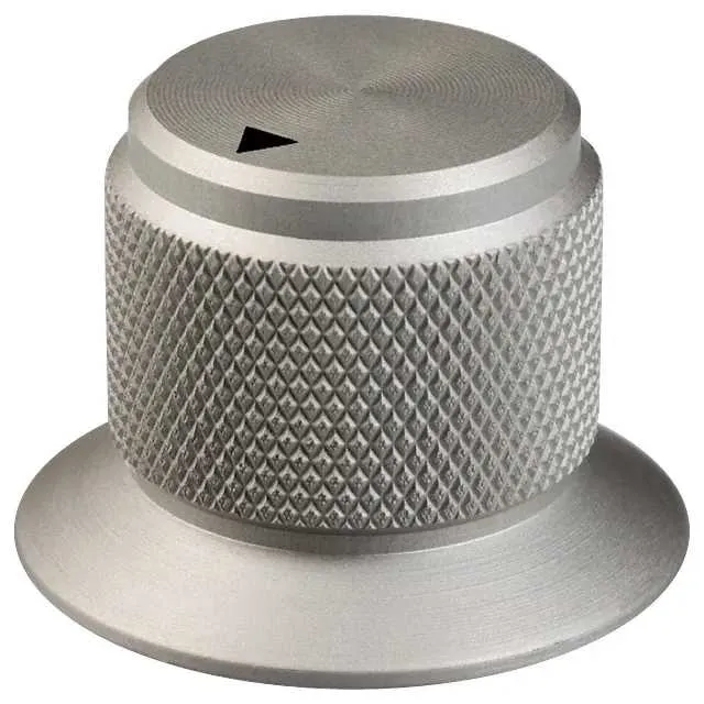 OESA-63-3-6 (KNOB KNURLED W/SKRT 0.125 METAL")