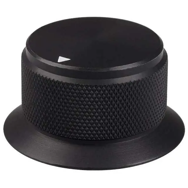 OESA-90-4-5 (KNOB KNURLED W/SKRT 0.250 METAL")