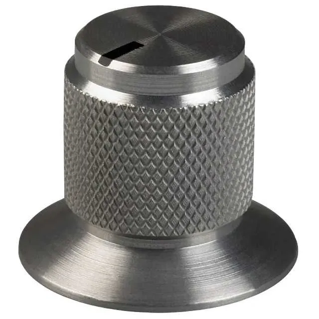 OESL-50-3-5 (KNOB KNURLED W/SKRT 0.250 METAL")