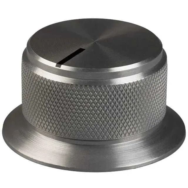 OESL-90-3-7 (KNOB KNURLED W/SKRT 0.236 METAL")