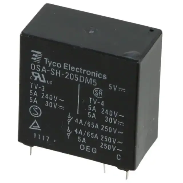 OSA-SH-205DM5,600 (RELAY GENERAL PURPOSE DPST 5A 5V)