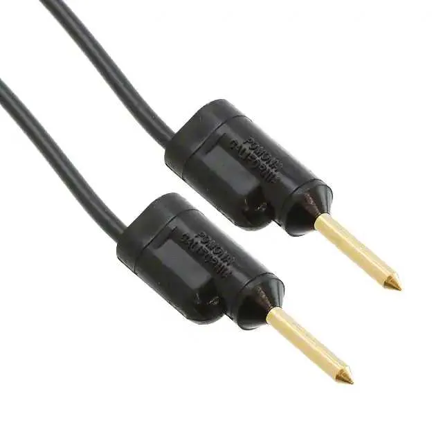 P-12-0 (CORD PIN TIP PLUG PATCH 12 BLK")
