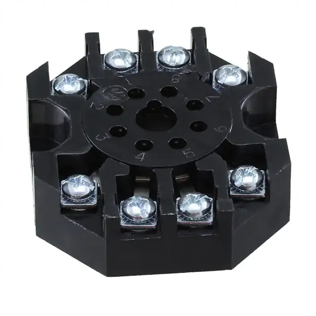 P1011-6 (RELAY SOCKET 8 PIN OCTAL SCREW)