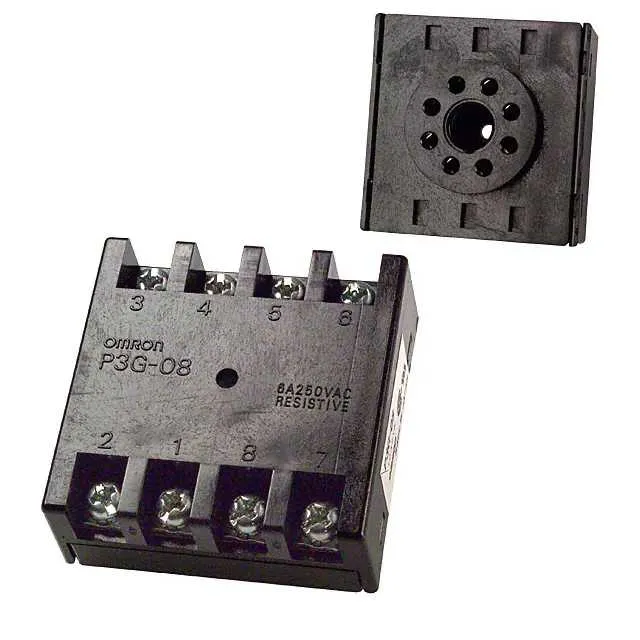 P3G-08 (SOCKET 8 PIN OCTAL CHASSIS MNT)