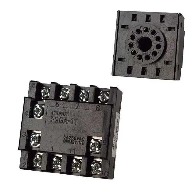 P3GA-11 (SOCKET 11 PIN OCTAL CHASSIS MNT)