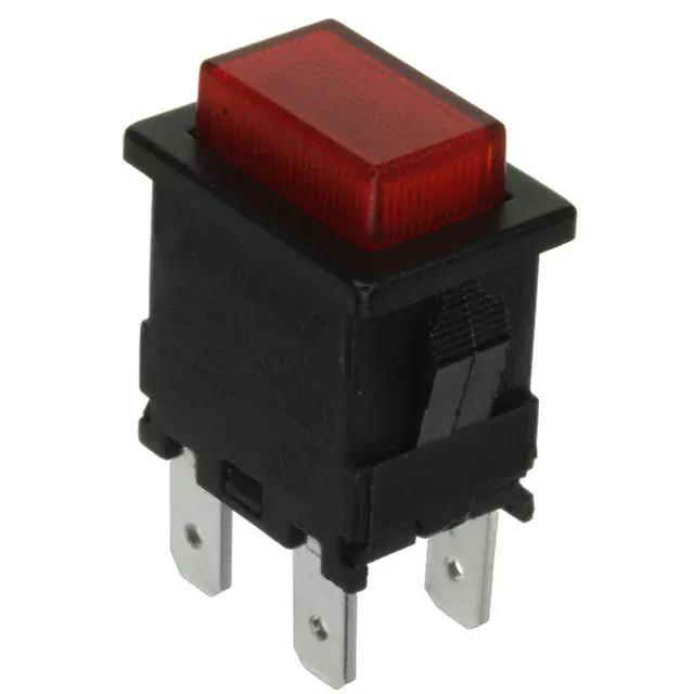 PB1973CBLKRILEF1 (SWITCH PUSH SPST 15A 250V)