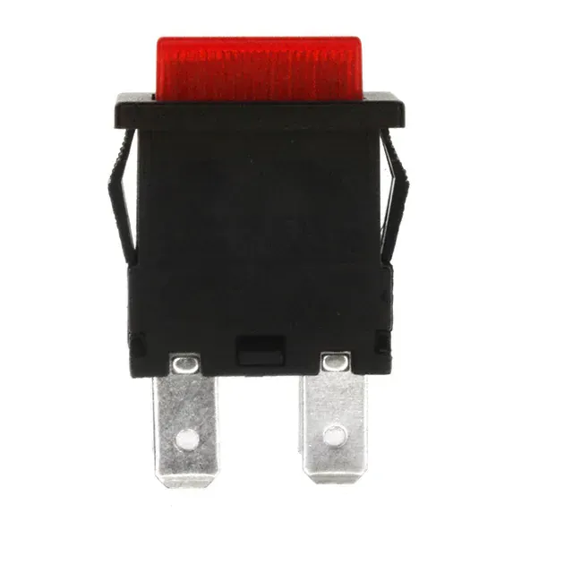 PB1973GBLKRILEF1 (SWITCH PUSHBUTTON DPST 15A 250V)