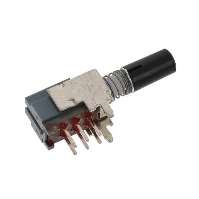 PBH2UEEKZXNAG1RBLK (SWITCH PUSH DPDT 0.1A 30V)