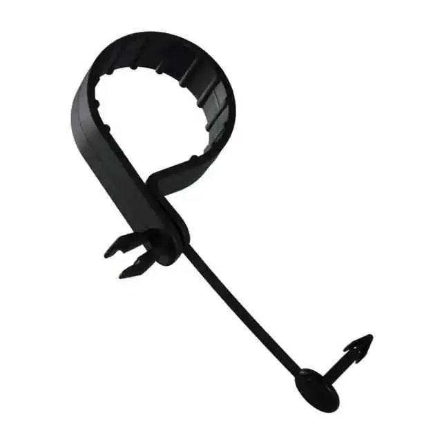 PC125-H25D-C0 (CBL CLAMP P-TYPE BLACK PUSH IN)