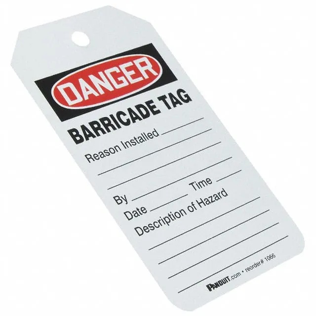 PCT-1066 (TAG 5.75X3.25" RED/BLACK/WHITE")