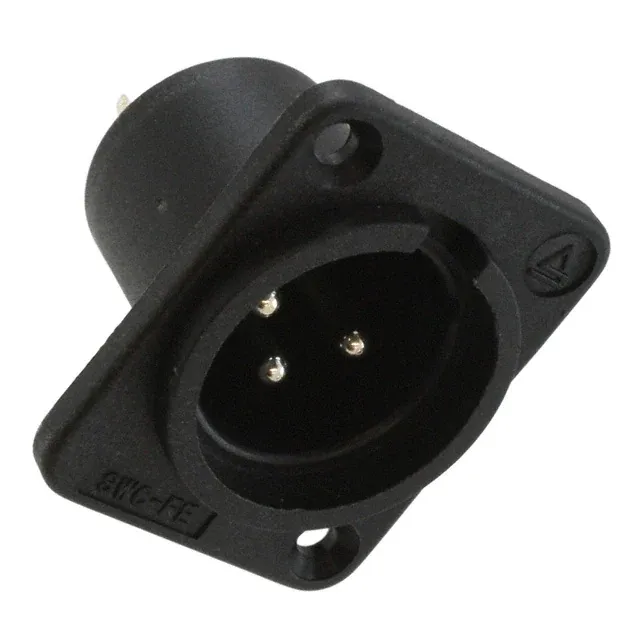 PD3MSC1 (CONN RCPT MALE XLR 3POS SLDR CUP)