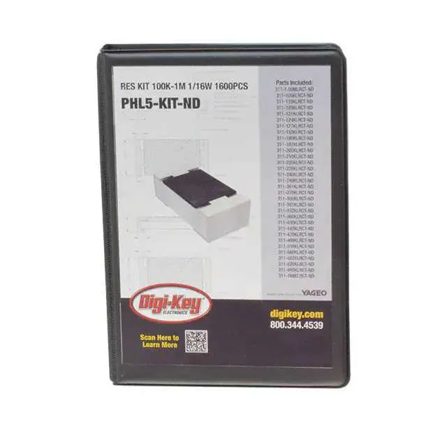 PHL5-KIT (RES KIT 100K-1M 1/16W 1600PCS)