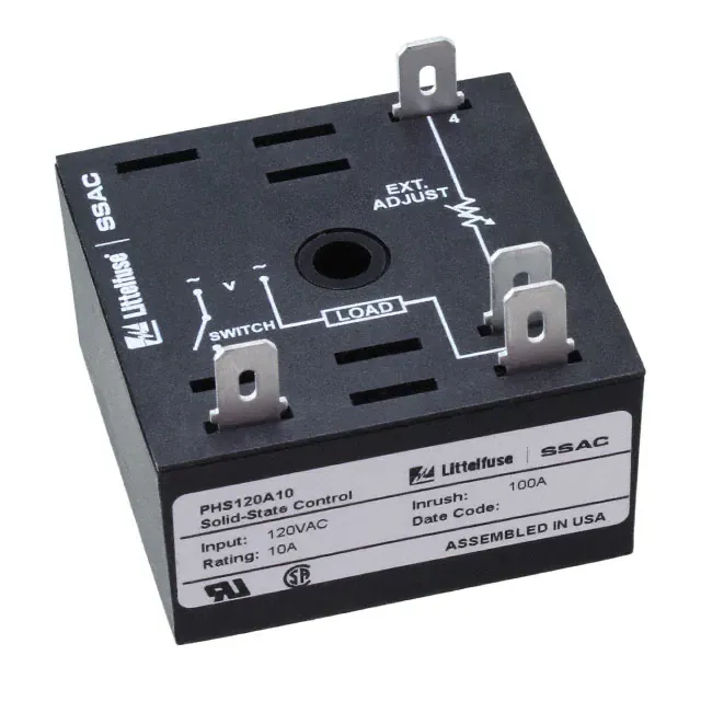 PHS120A10 (RELAY SS 120VAC 10A PHASE CNTRL)