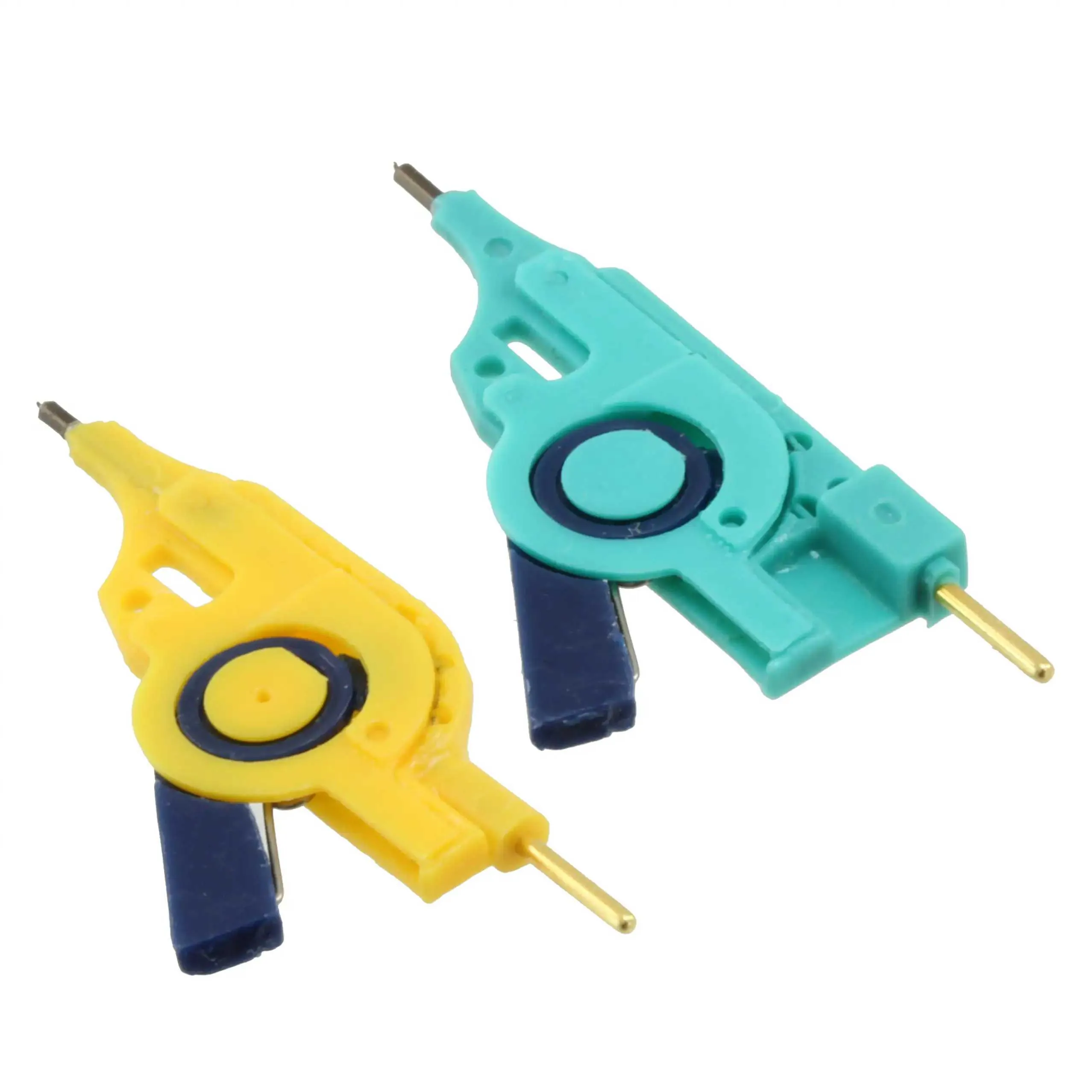PK-ZS-025 (QUAD FLAT PACK IC CLIP PR YL/GN)