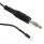 PK007-028 (22CM GND LEAD 2MM PLUG)
