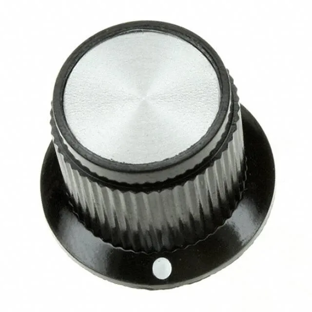 PK50B1/8 (KNOB KNURLED W/SKRT 0.126 PLAST")