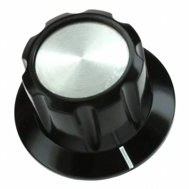 PKB90B1/4 (KNOB FLUTED W/SKIRT 0.250 PLAST")