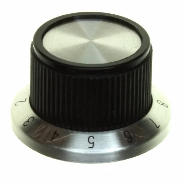 PKD70B101/4 (KNOB KNURLED W/SKRT 0.250 PLAST")